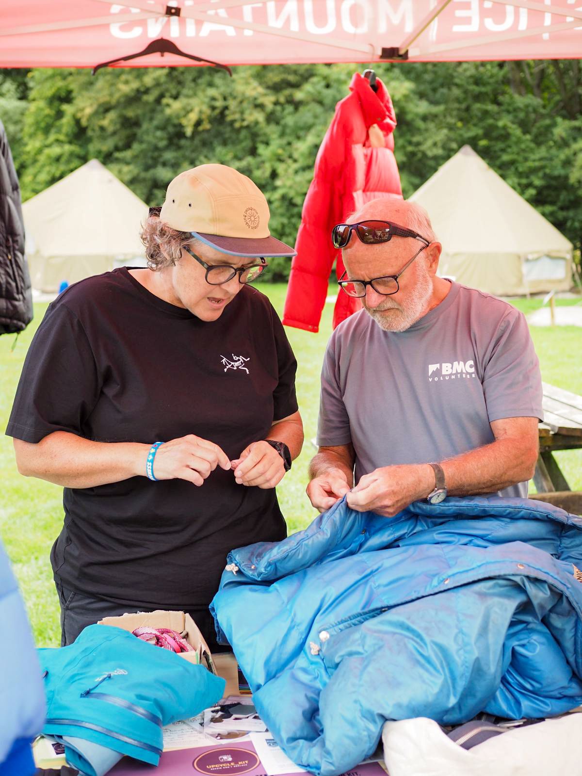 Repairing outdoor gear