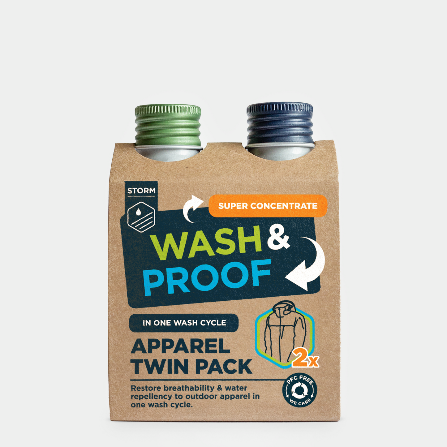 Apparel Wash & Proof Twin Pack